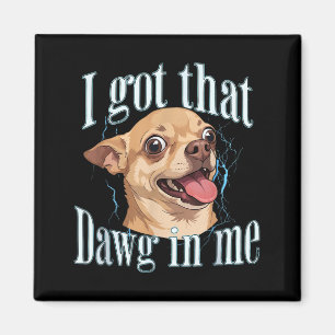 Habe diesen Hund in Lustiger Hund Chihuahua Liebha Magnet