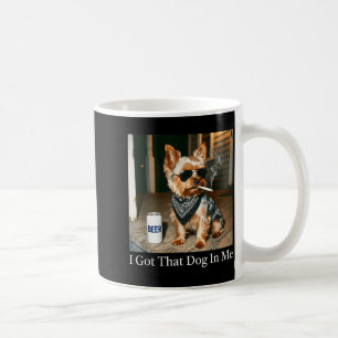 Habe diesen Hund in Yorkie rauchenden Zigaretten-M Kaffeetasse