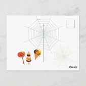 "Habe ein fang-tastisches" Halloween-Eiskremsereig Postkarte (Rückseite)