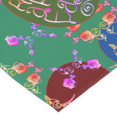 "Habe ein glückliches Oster" Ei Kurzer Tischläufer (Ecke)