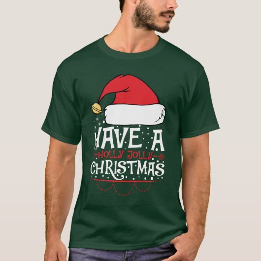 Habe ein heiliges Weihnachten  T-Shirt (Vorderseite)