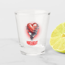 Habe ein Herz Halloween Schnapsglas