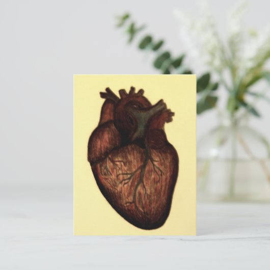 Habe ein Herz Postkarte (Stehend Vorderseite)