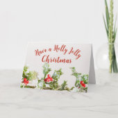 Habe ein Holly Jolly Weihnachten (Vorderseite)