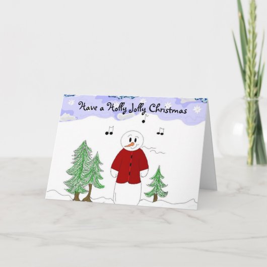 Habe ein Holly Jolly Weihnachten (Vorderseite)