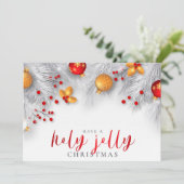 Habe ein Holly Jolly Weihnachten (Stehend Vorderseite)