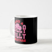 Habe ein Holly Jolly Weihnachten Kaffeetasse (Vorderseite Links)