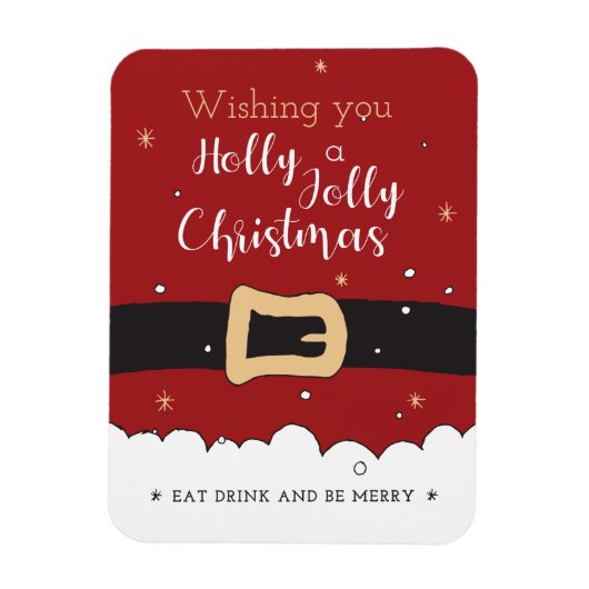 Habe ein Holly Jolly Weihnachten Magnet (Vertikal)