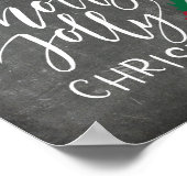 Habe ein Holly Jolly Weihnachten Poster (Ecke)