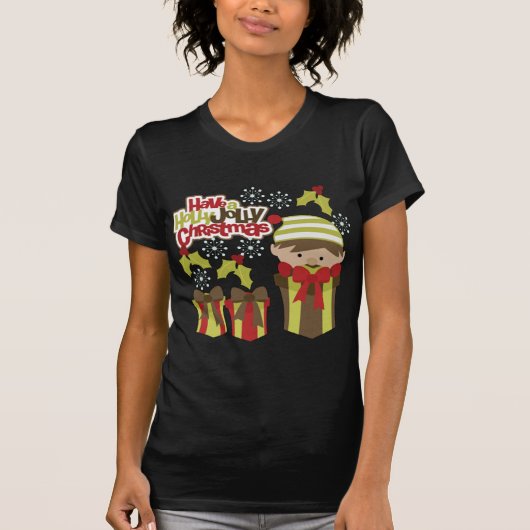 Habe ein Holly Jolly Weihnachten T-Shirt (Vorderseite)