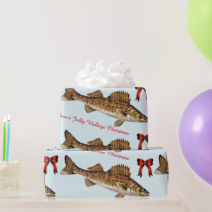 "Habe ein Jolly Walleye Weihnachten!" Geschenkpapier