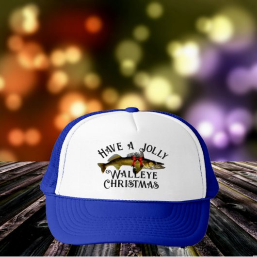 "Habe ein Jolly Walleye Weihnachten!" Truckerkappe