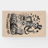 Habe ein tolles Halloween-Skelett Banner (Horizontal)