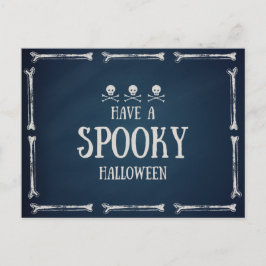 Habe ein unheimliches Halloween Postkarte