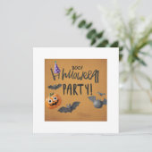 "Habe ein wunderschönes Halloween!" Einladung (Stehend Vorderseite)