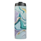 "Habe eine schöne Zeit mit mir" Marmor Tumbler Thermosbecher (Vorderseite)