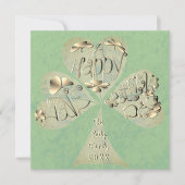 "Habe einen glücklichen St. Patrick's Day" Handges Dankeskarte (Vorderseite)