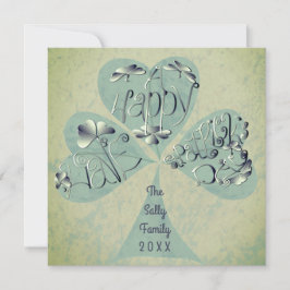 "Habe einen glücklichen St. Patrick's Day" Handges Dankeskarte