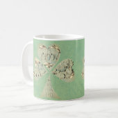 "Habe einen glücklichen St. Patrick's Day" Handges Kaffeetasse (Vorderseite Links)