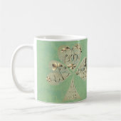 "Habe einen glücklichen St. Patrick's Day" Handges Kaffeetasse (Links)