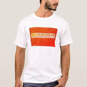"Habe einen goldenen Tag" Rustikale Peeling T-Shirt