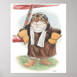 "Habe einen guten Tag, Ace" Pilot Kaninchendruck Poster