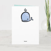 Habe einen Wal von einer Zeit Karte (Rückseite)