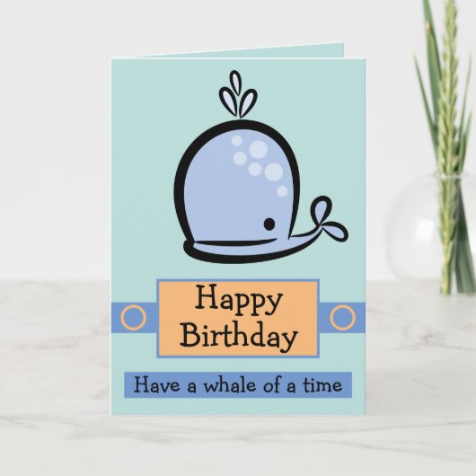 Habe einen Wal von einer Zeit Karte (Vorderseite)