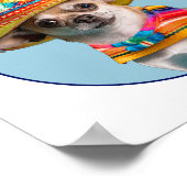 Habe ich Cinco De Mayo Sombrero Chihuahua gehört? Poster (Ecke)