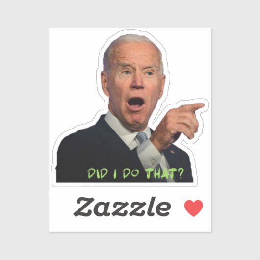 Habe ich das getan? aufkleber (Blatt)