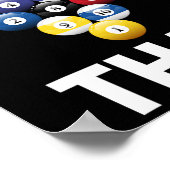 Habe ich den tollen Billard Pool Ball Game Player Poster (Ecke)