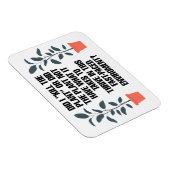 Habe ich "die Pflanze getötet" Funny Magnet (Rechte Seite)