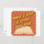 Habe ich dir eine Geschichte Got? Postkarte (Vorne/Hinten)