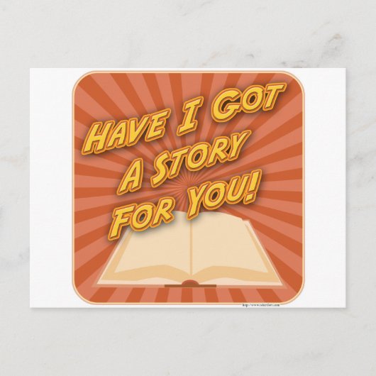Habe ich dir eine Geschichte Got? Postkarte (Vorderseite)