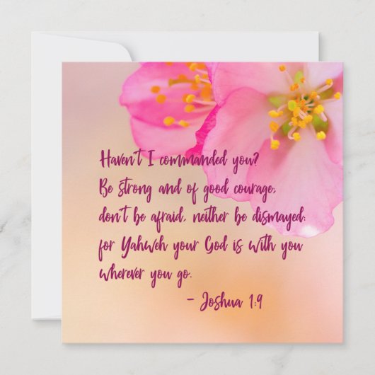 Habe ich dir nicht Christliche Blüte geboten? (Vorderseite)