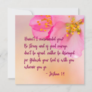 Habe ich dir nicht Christliche Blüte geboten?