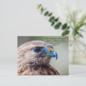 "Habe ich dir nicht geboten? Seien Sie stark und m Postkarte (Stehend Vorderseite)