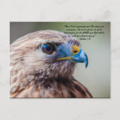 "Habe ich dir nicht geboten? Seien Sie stark und m Postkarte (Vorderseite)