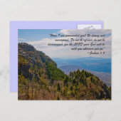 "Habe ich dir nicht geboten? Seien Sie stark und m Postkarte (Vorne/Hinten)