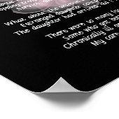 "Habe ich einen Unterschied gemacht?" Poster (Ecke)