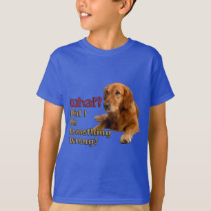 Habe ich etwas Falsches Niedliches Dog Design gema T-Shirt