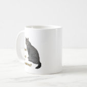 Habe ich etwas Niedliches Katzenkunst gesagt? Kaffeetasse (Vorderseite Links)
