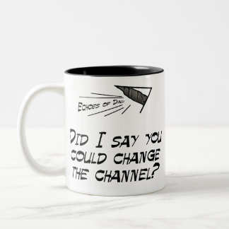 Habe ich gesagt, du dürftest den Kanal wechseln? Zweifarbige Tasse