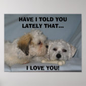 HABE ICH IHNEN GESAGT, DASS.. Ich LIEBE ... Poster (Vorne)