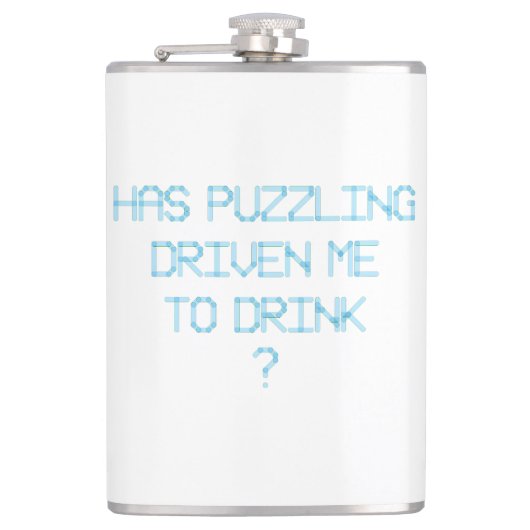 HABE ICH MIT PUZZLING GETRÄNKT? FLACHMANN (Vorderseite)
