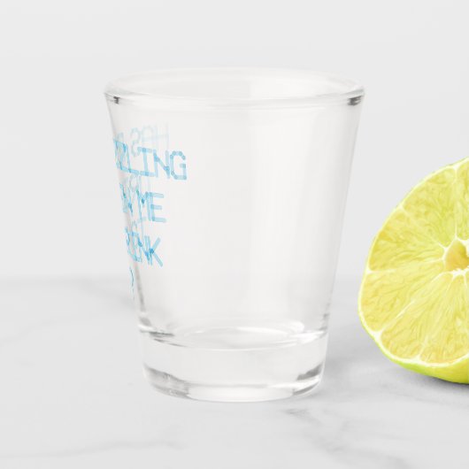 HABE ICH MIT PUZZLING GETRÄNKT? SCHNAPSGLAS (Rechts)