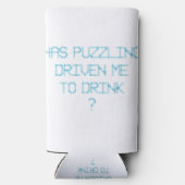 HABE ICH MIT PUZZLING GETRÄNKT? SELTERS DOSENKÜHLER (Rückseite)