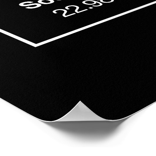 Habe ich Natriumhypobromite? NaBrO! Poster (Ecke)