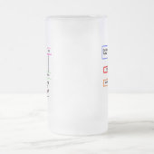 HABE ICH ZEIT, WEIN ZU BEKOMMEN? MATTGLAS BIERGLAS (Mittel)