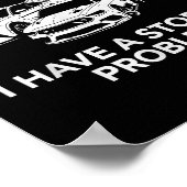 Habe kein Auto Problem habe ein Lagerproblem Poster (Ecke)